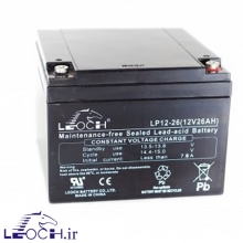 leoch battery 26 volt 12 amper